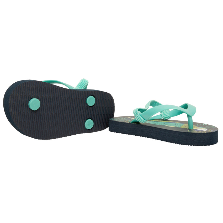 Tongs estampadas de loro para niño con tira según la edad 