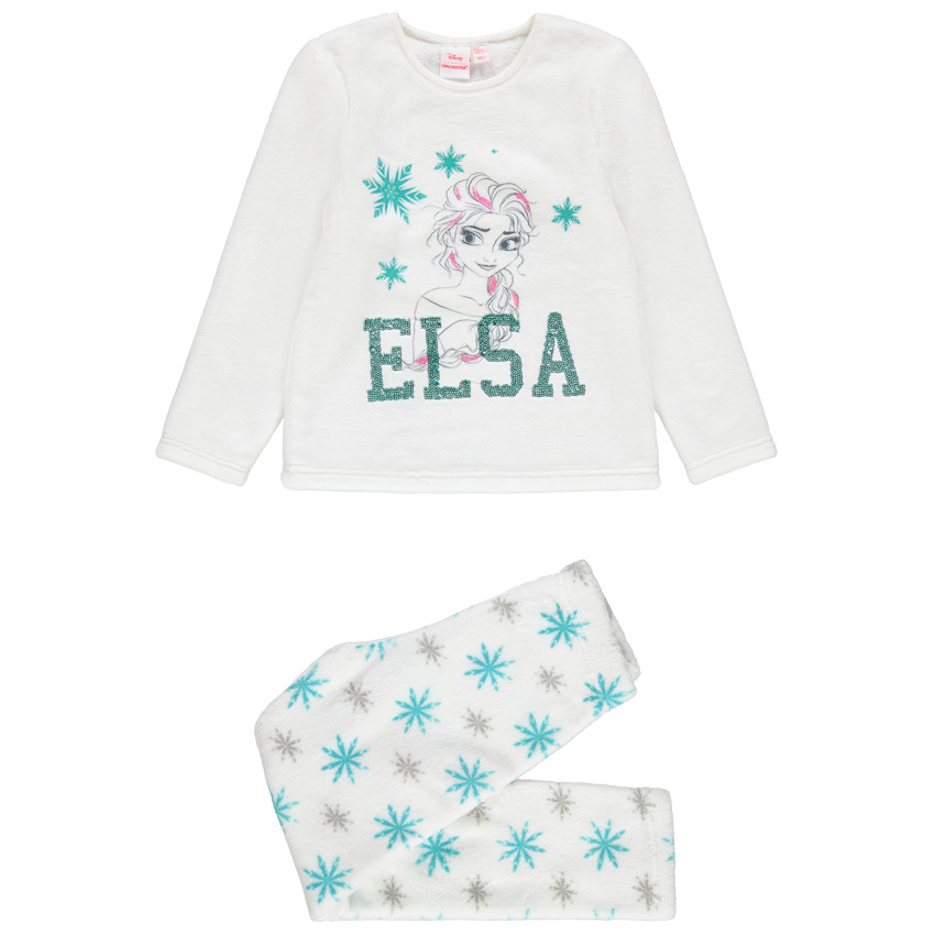 Pijama de sherpa estampado y lentejuelas de la Reina de las Nieves Disney 