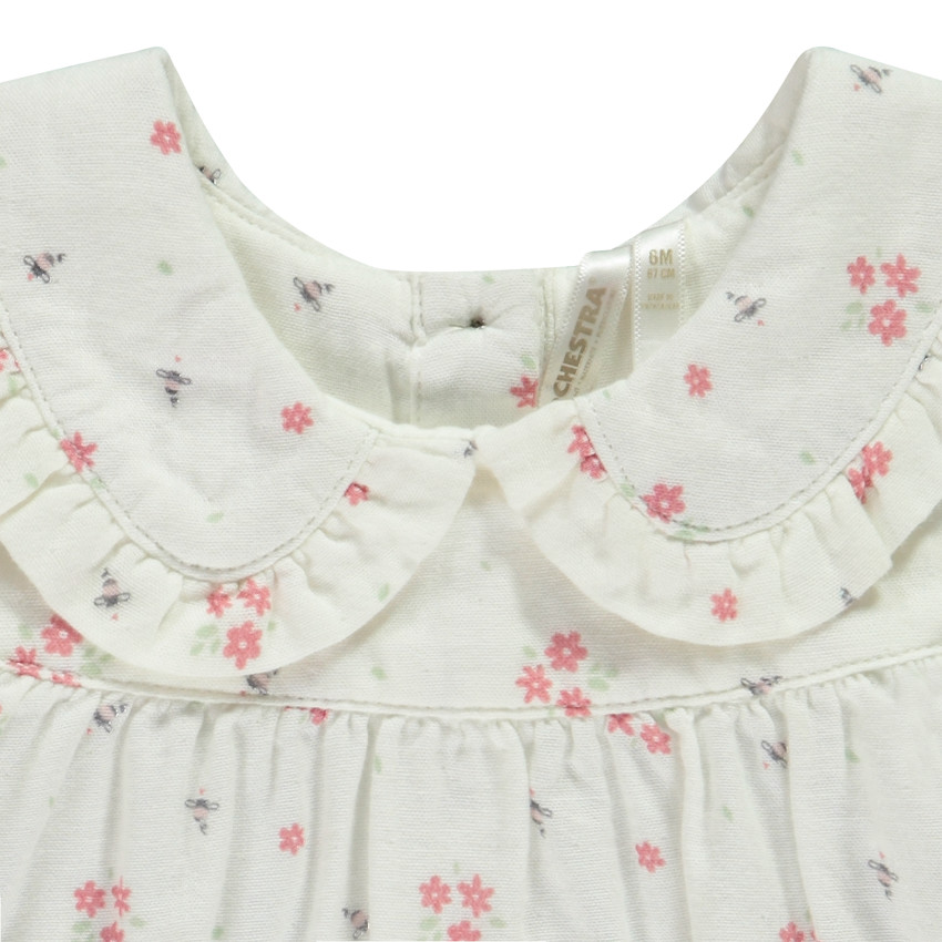 Ensemble tunique fantaisie col claudine + caleçon pour bébé fille  Additional Ensemble tunique fantaisie col claudine + caleçon pour bébé fille
