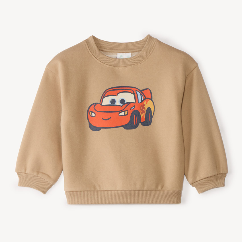 Sudadera de felpa para bebé niño Flash McQueen Cars Disney 