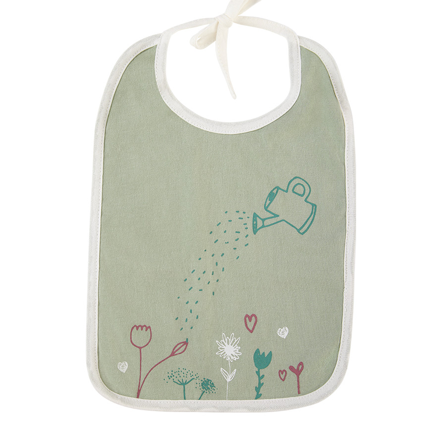 Lote de 5 baberos de esponja para atar 