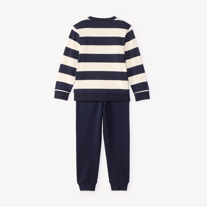 Conjunto de chándal para niño a rayas 