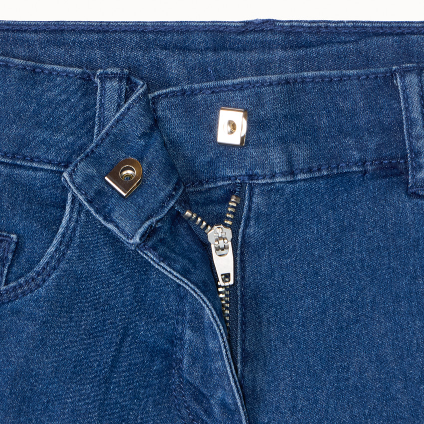 Short de vaqueros con bolsillos para niña 