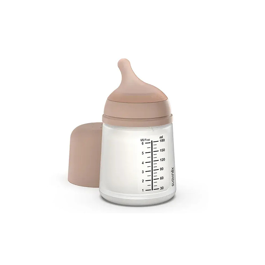 Biberón anticólicos Zero Zero de flujo lento/S 180 ml Medium 