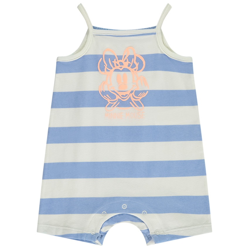 Combishort rayada puff print Minnie Disney para bebé niña  Additional Combishort rayada puff print Minnie Disney para bebé niña