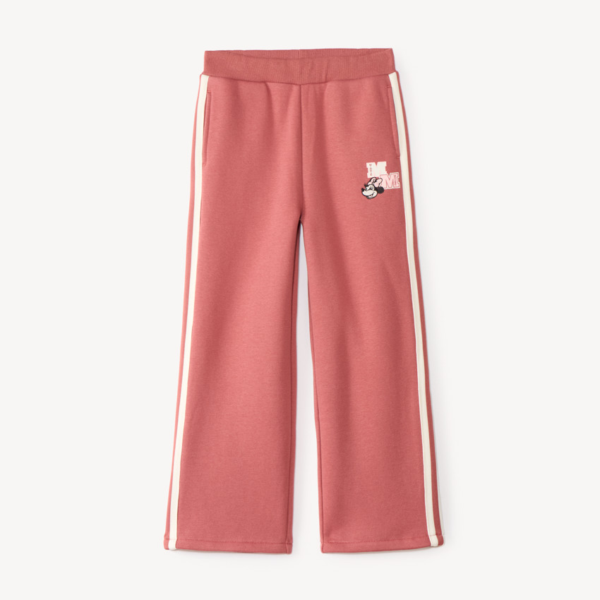 Pantalón de chándal para niña con parche de Minnie Disney. 