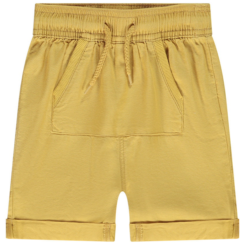 Bermudas de algodón con bolsillo canguro niño 