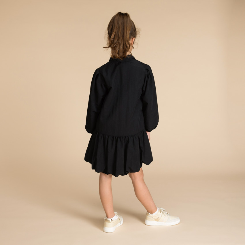 Vestido camisa de tela de paracaídas con strass para niña  Additional Vestido camisa de tela de paracaídas con strass para niña