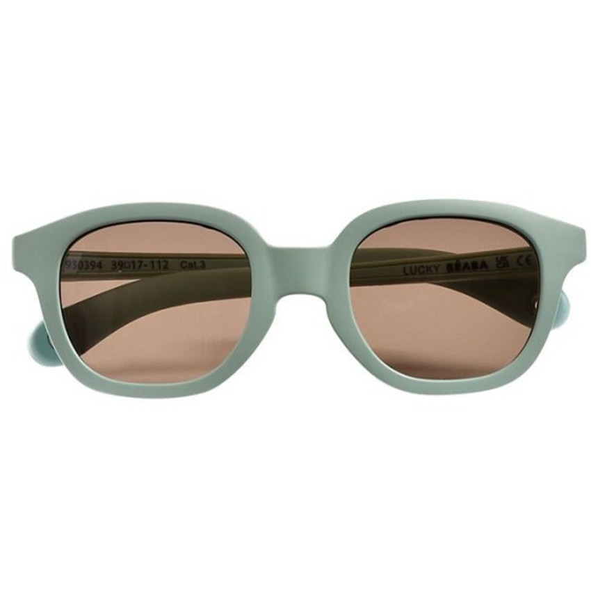 Lunettes de soleil 9-24 mois Cat3 Vert sauge square lucky 