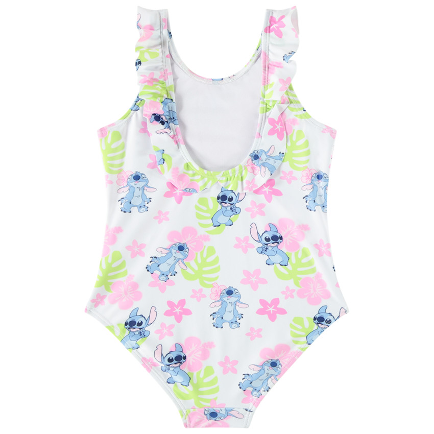 Maillot de baño de una pieza estampado de Stitch Disney para niña 