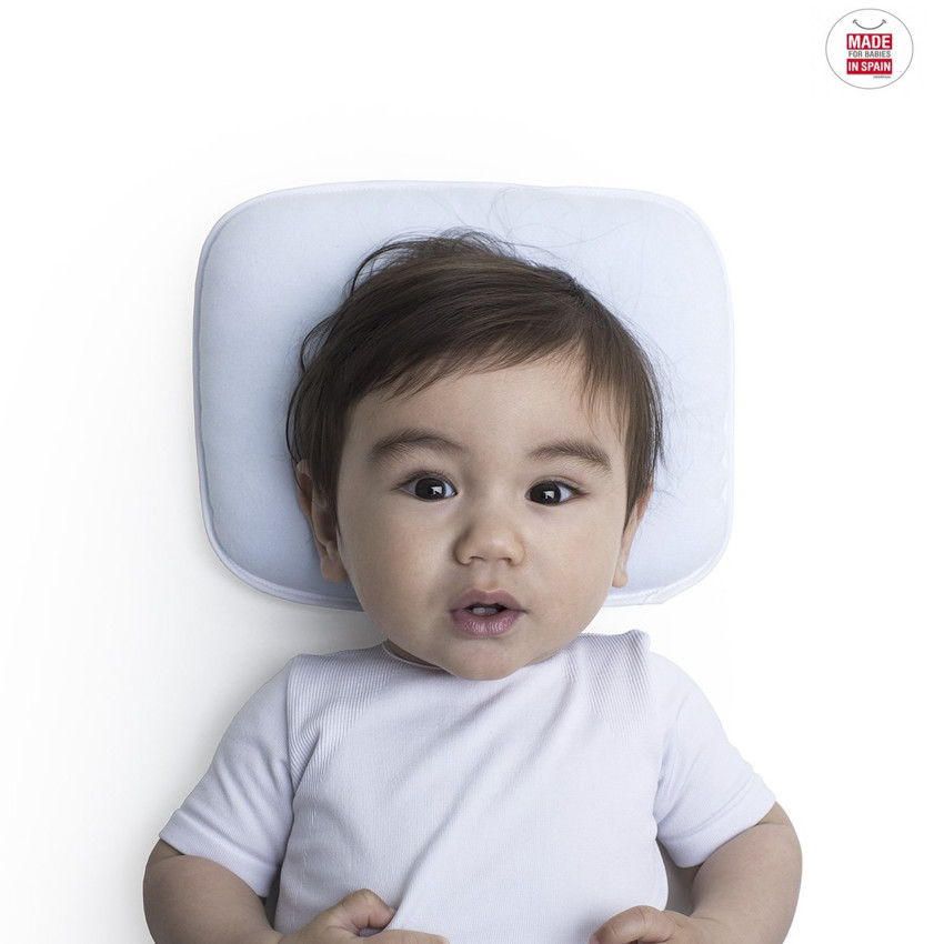 COJIN DE BRAZO 25x20x1 CM LISO E CELESTE 