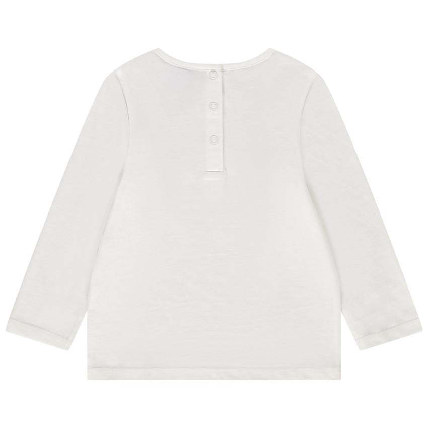 Camiseta de manga larga de jersey para bebé niña 