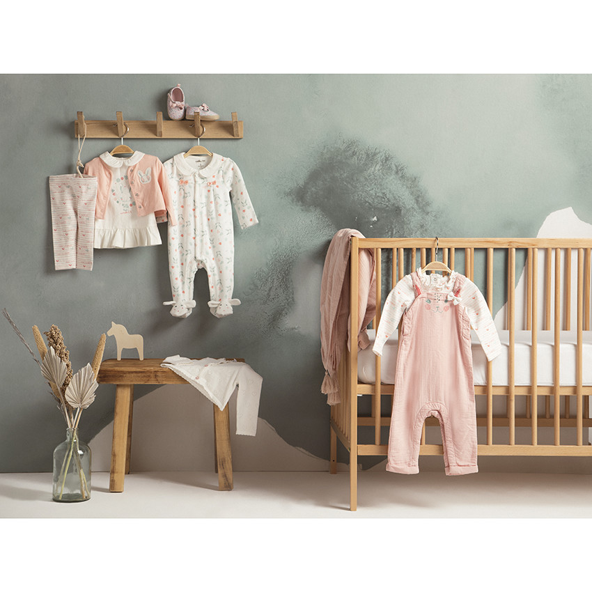 Conjunto 3 piezas estampado conejito 