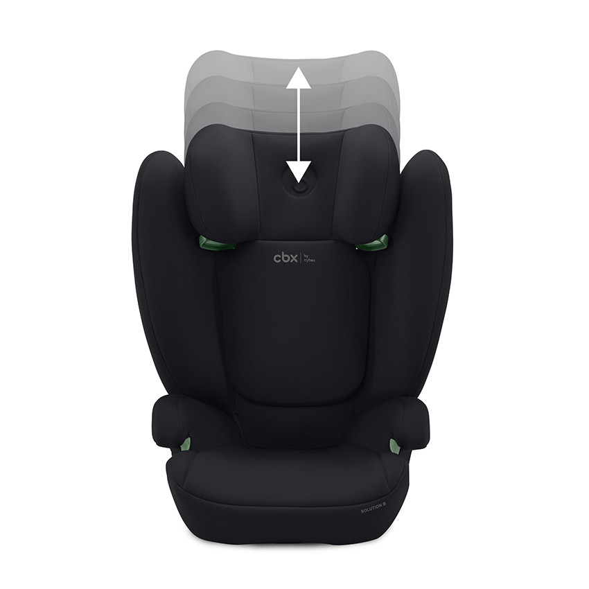 Asiento de coche con cinturón Solution B i-Fix volcano black 