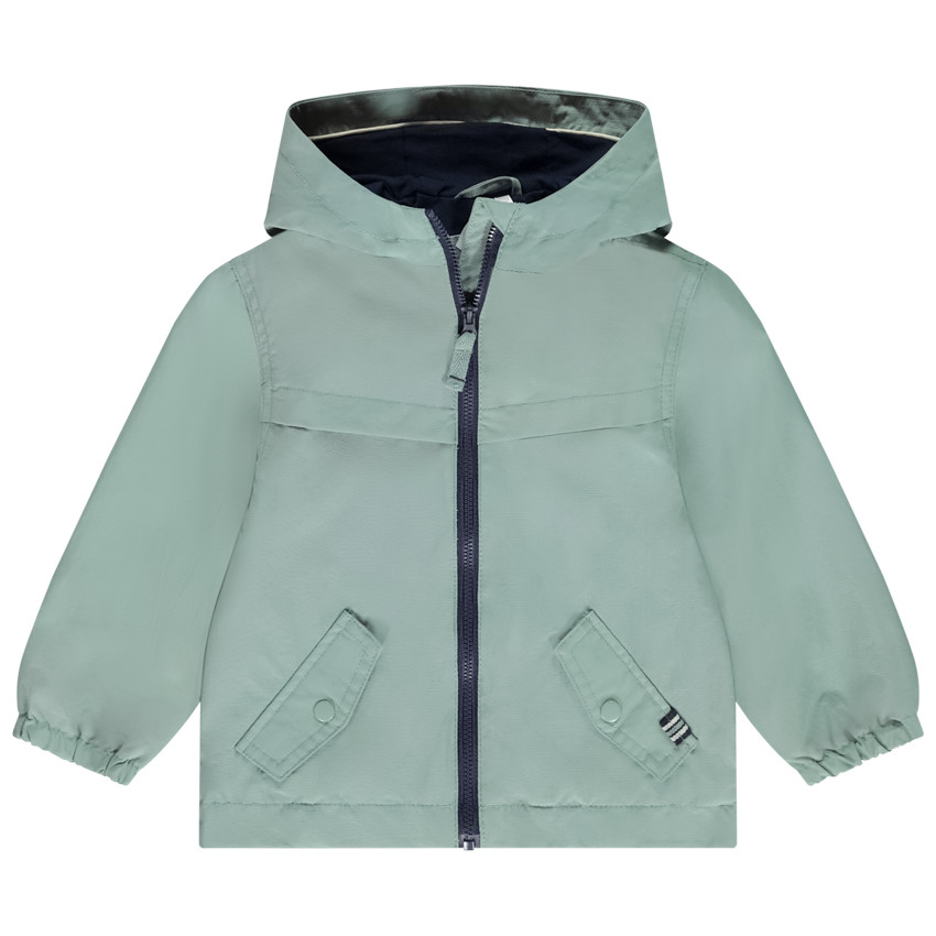 Chaqueta cortavientos en ripstop liso para bebé niño 