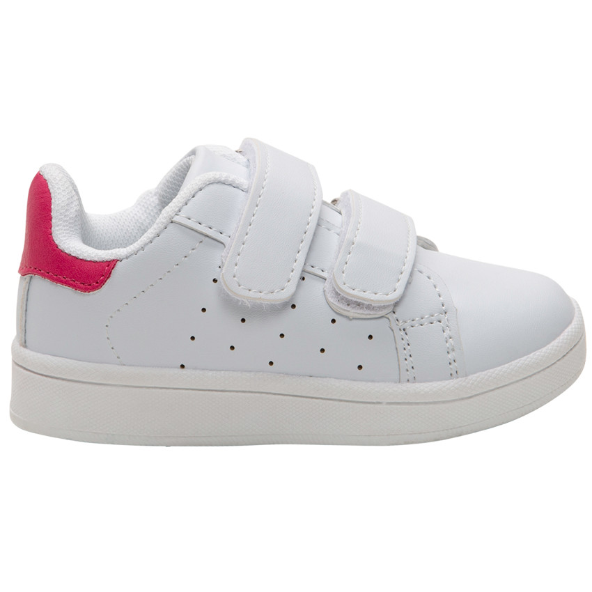 Zapatillas bajas con velcro y detalle en contraste para niña  Additional Zapatillas bajas con velcro y detalle en contraste para niña