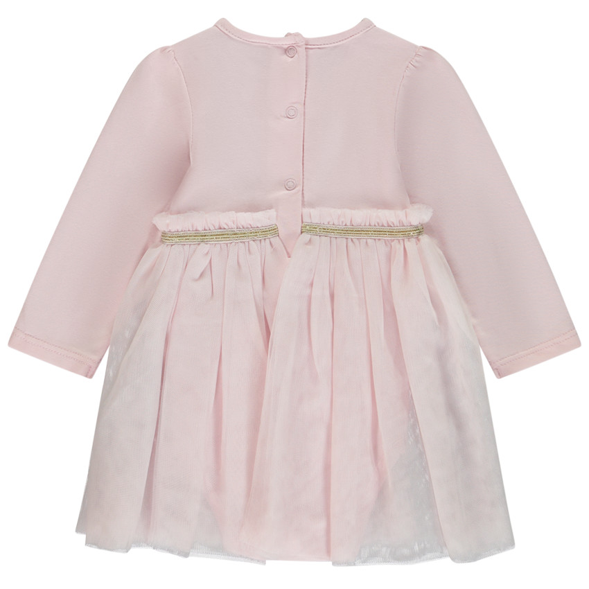 Vestido body de manga larga con estampado fantasía para bebé niña  Additional Vestido body de manga larga con estampado fantasía para bebé niña