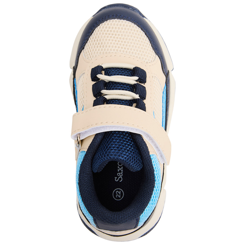 Bambas con detalles y malla para bebé niño 