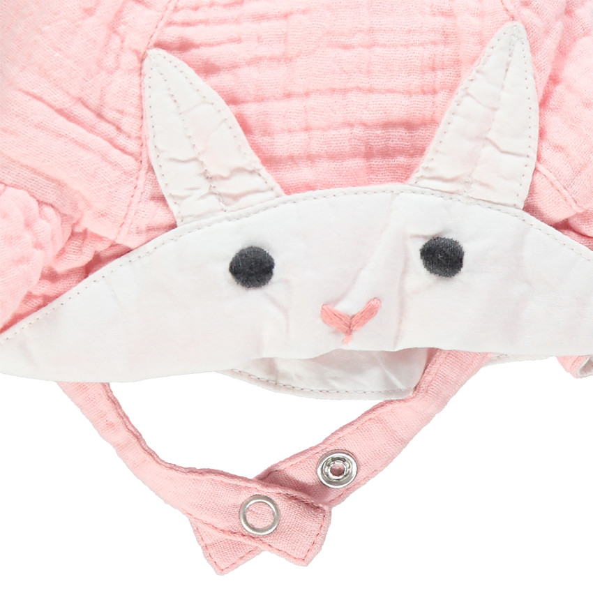 Gorro conejo en gasa de algodón  Additional Gorro conejo en gasa de algodón