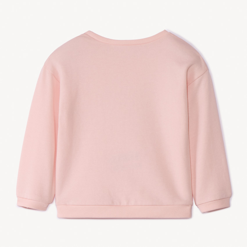 Sudadera de felpa con estampado de corazón "Love" para bebé niña 