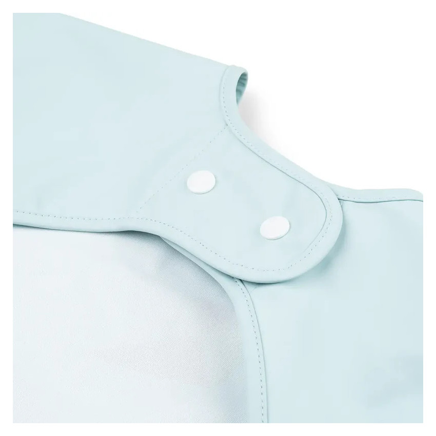 Babero tipo pelele con mangas y bolsillo Playground azul 