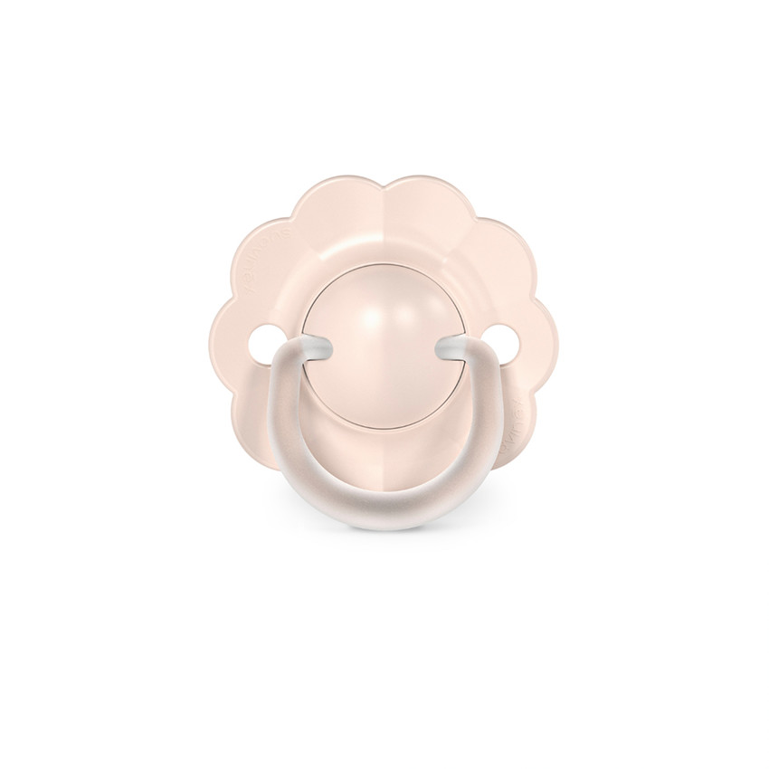 Chupete tetina fisiológica silicona SX PRO Wonder 0-6M Rosa claro 
