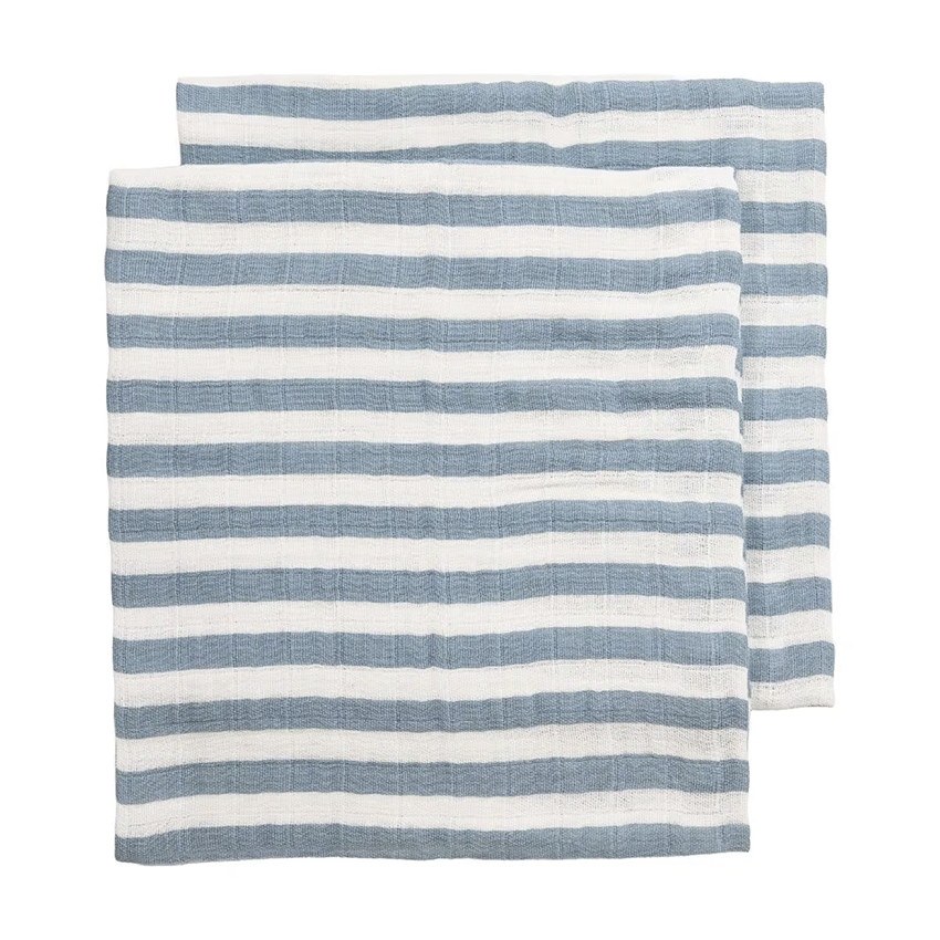 Muselinas pack 2 uds 70x70 cm Stripe Jeans 