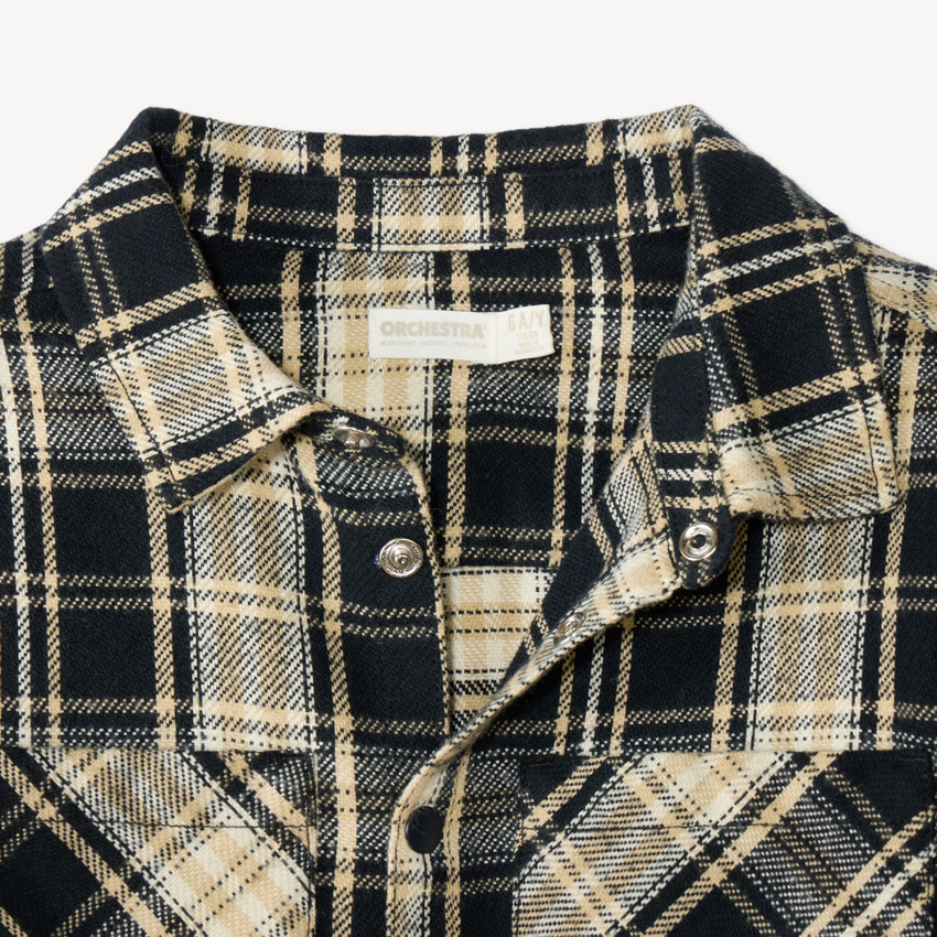 Camisa de cuadros para niño 