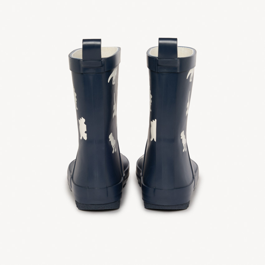 Bottes de pluie à couleur changeante imprimé dinos pour garçon 