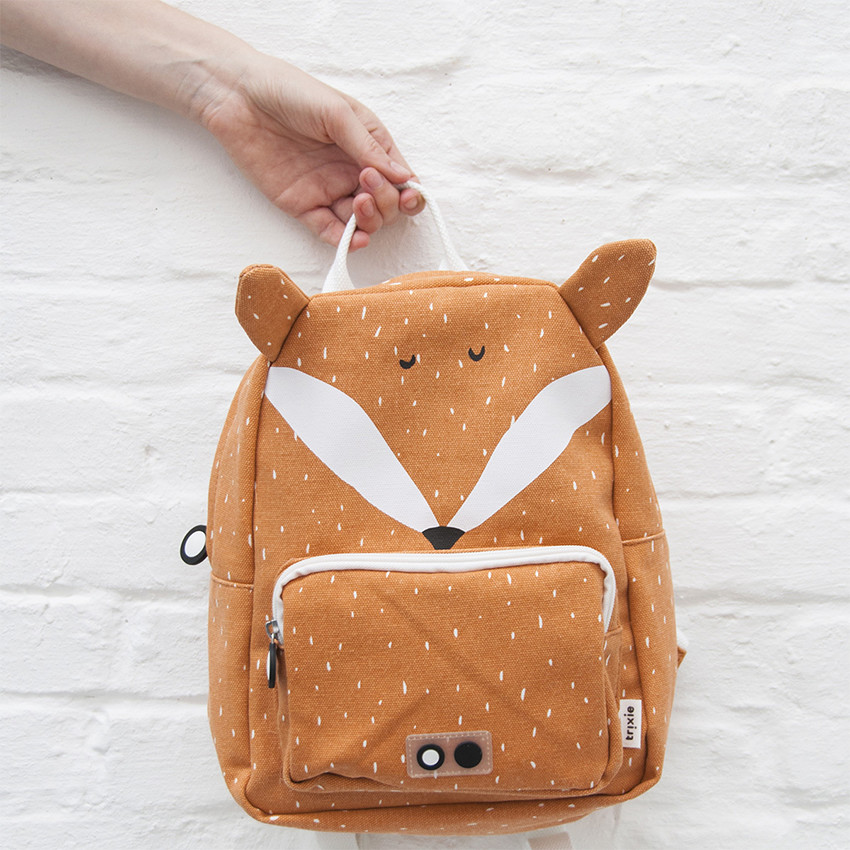 Mochila de algodón para bebé Mr. Fox 
