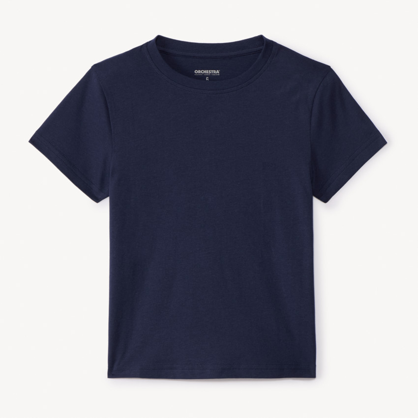 Camiseta de manga corta lisa niño 