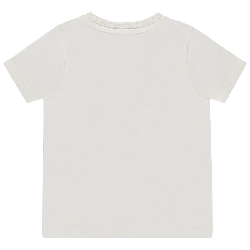 Camiseta de manga corta estampada savana para bebé niño 