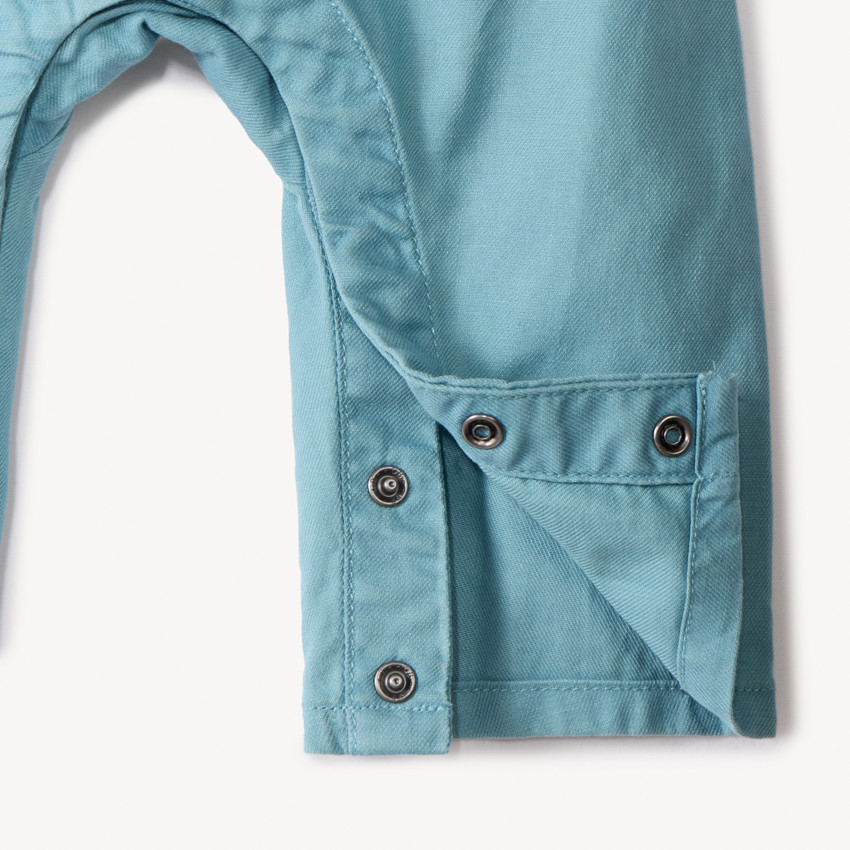 Conjunto de peto liso y camiseta fantasía para bebé niño 