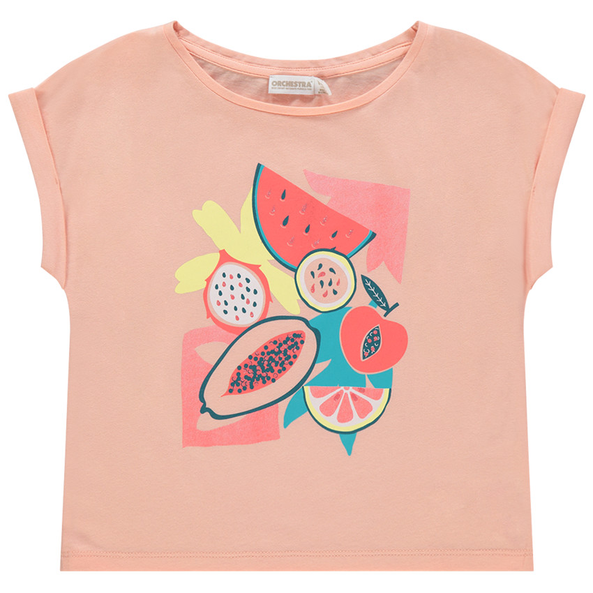 Camiseta manga corta estampado frutas Main Camiseta manga corta estampado frutas