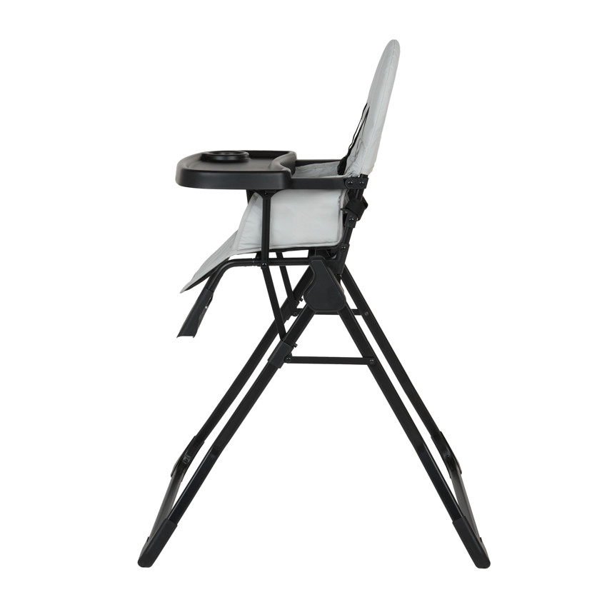 Silla alta fija y compacta Joséphine - Negra y Gris 