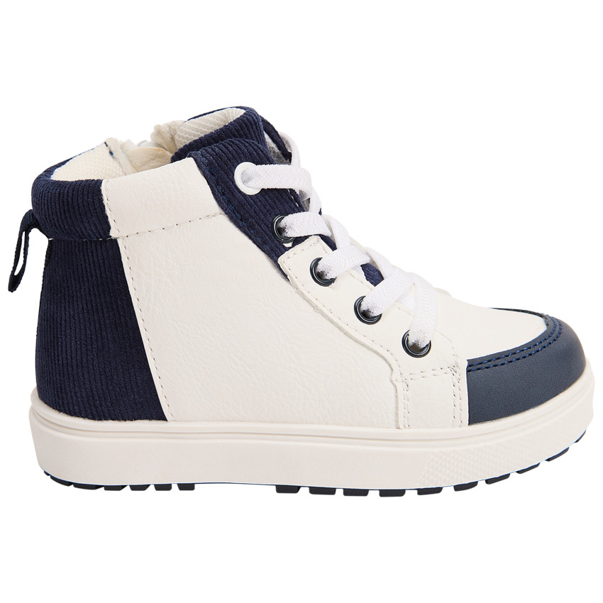 Botines con detalles de terciopelo para bebé niño  Additional Botines con detalles de terciopelo para bebé niño