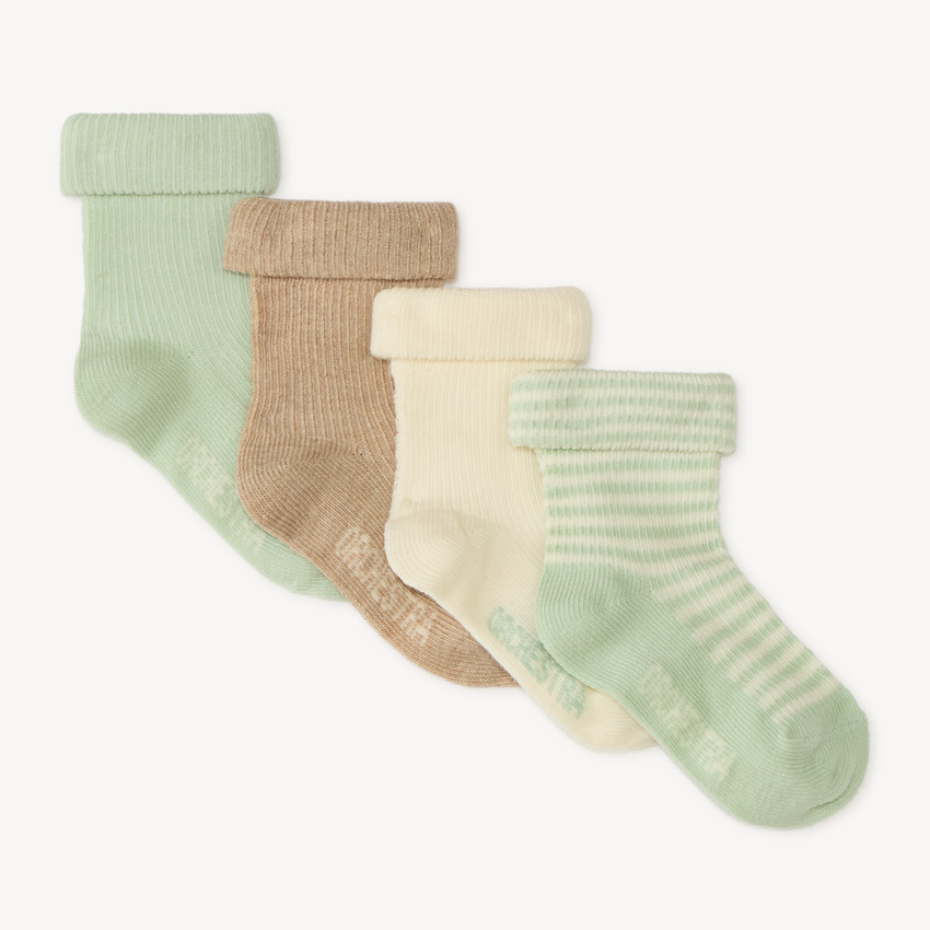 Pack de 4 pares de calcetines de punto para bebé niño 