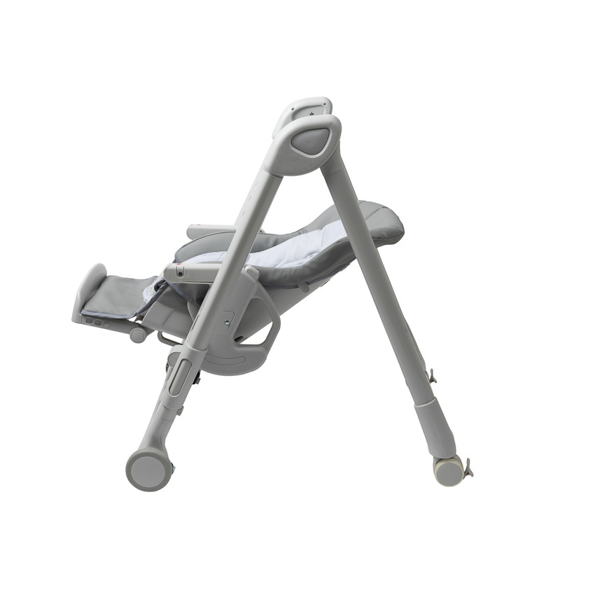 Silla alta multifuncional ajustable Harper gris 