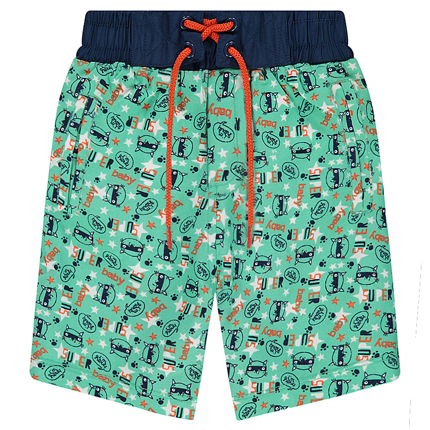 Short de baño con estampado de fantasía "all-over".  Additional Short de baño con estampado de fantasía "all-over".