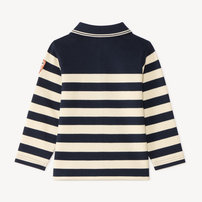 Polo de bebé niño de manga larga estilo marinero 