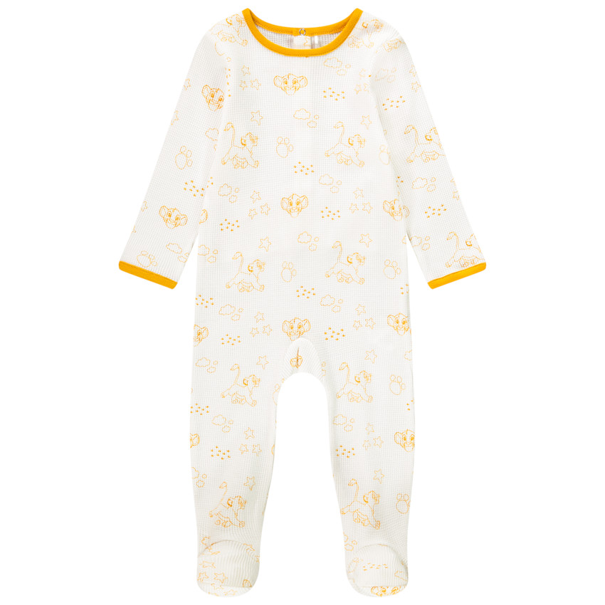 Pelele de punto de abeja El Rey León para bebé niño 