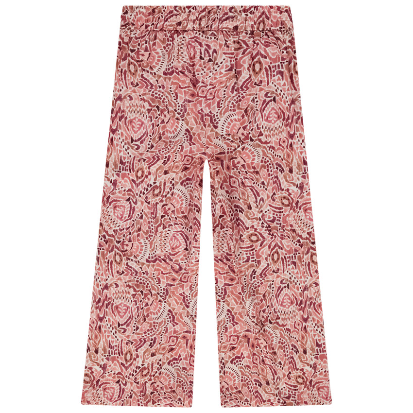 Pantalón fluido estampado bohemio para niña 