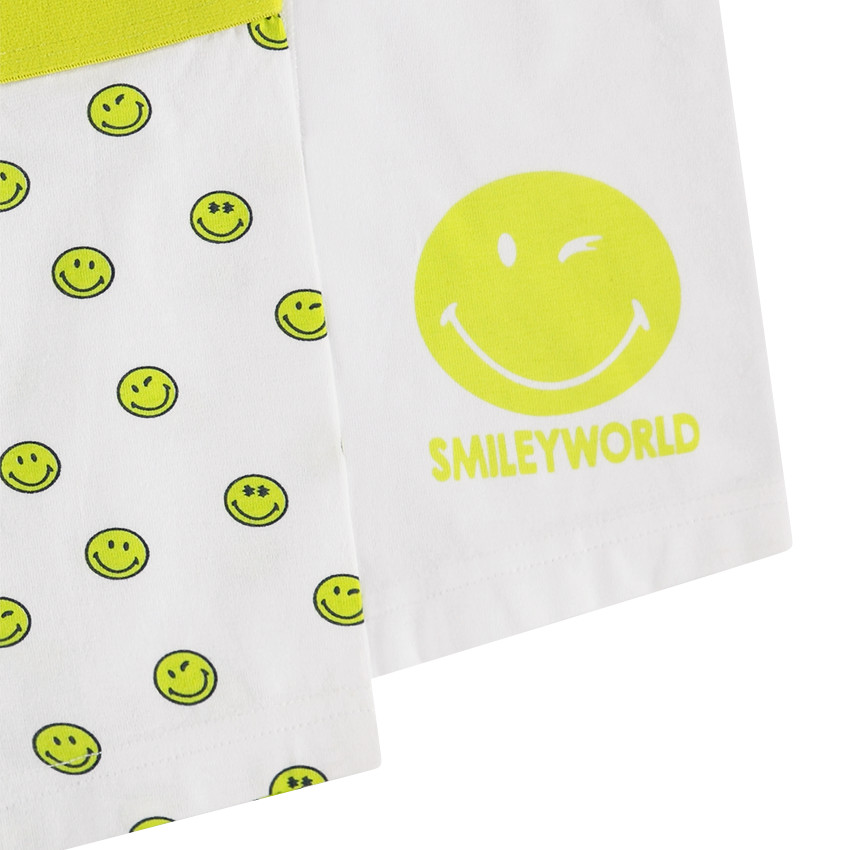 Júnior - Juego de 2 bóxers de algodón con estampado Smiley 