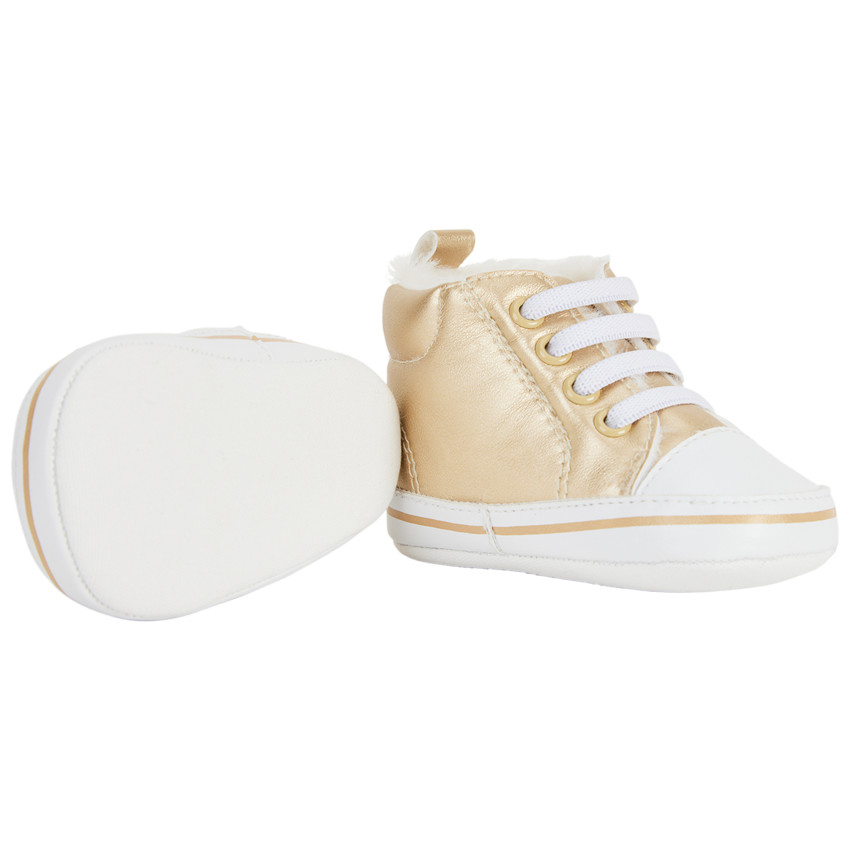 Vans outlet altas doradas