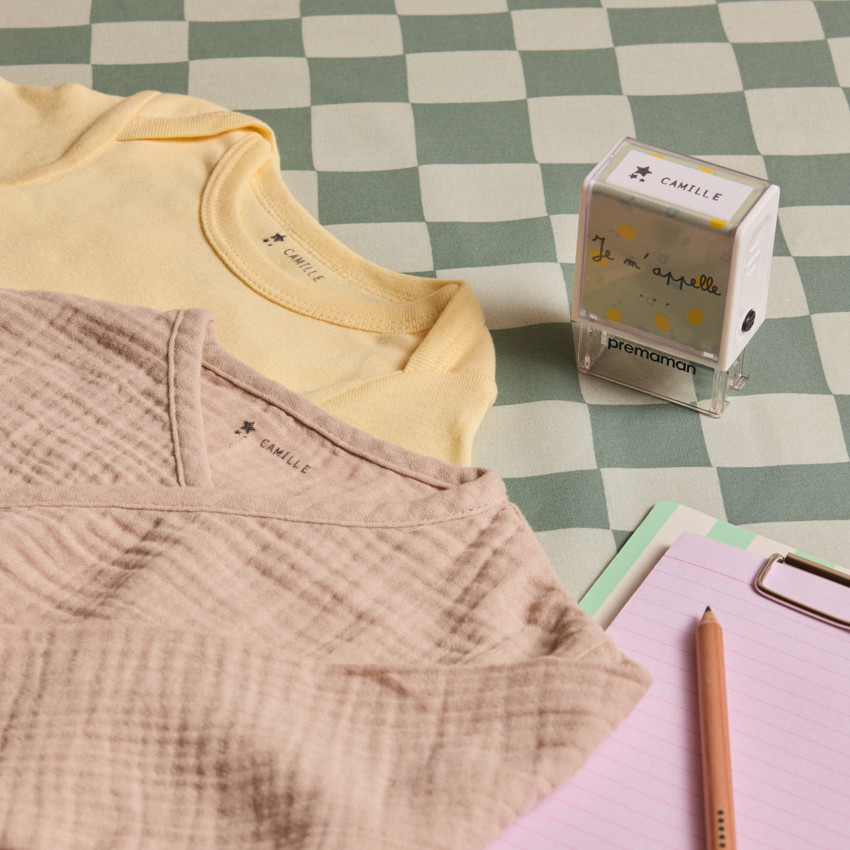 Tampón de tinta textil personalizable 