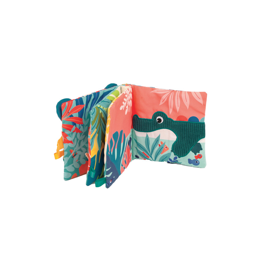 Livre d'éveil en tissu - Jungle 