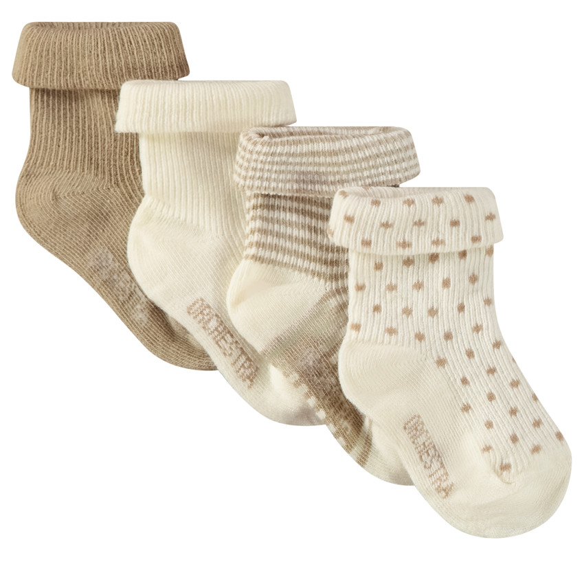 Lot de 4 paires de chaussettes retroussables pour bebe Orchestra
