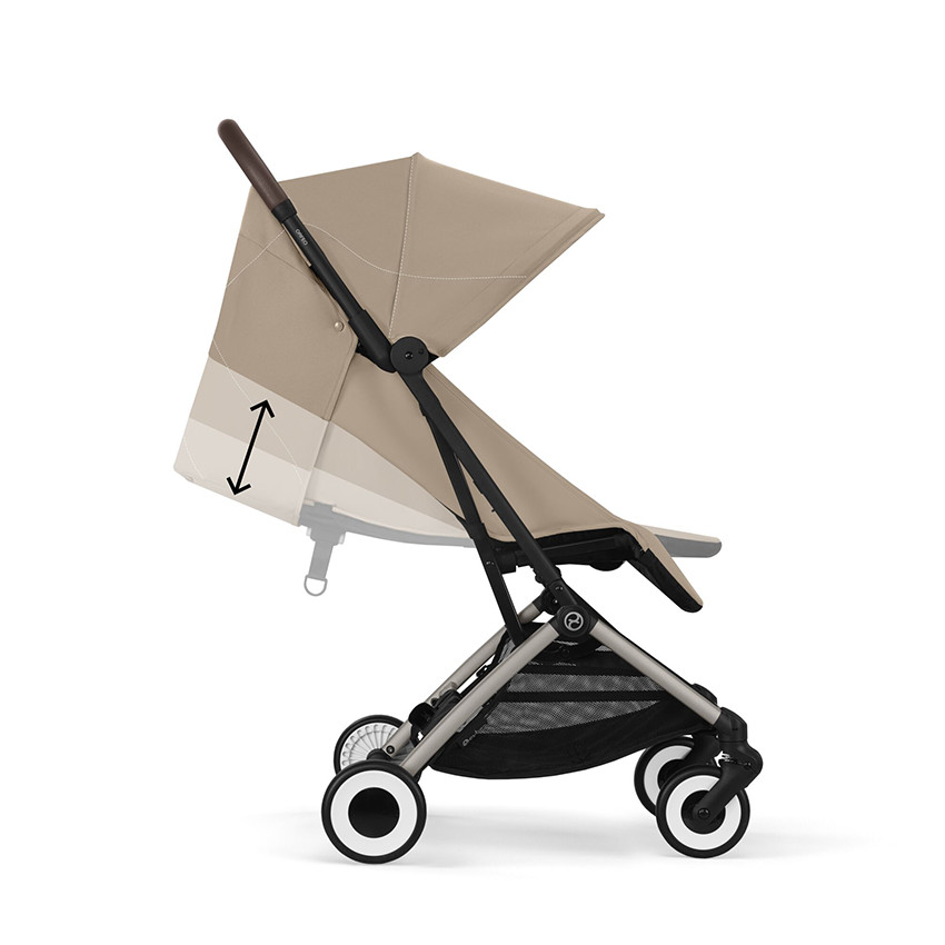 Silla de paseo ultracompacta Orfeo taupe/almond beige 