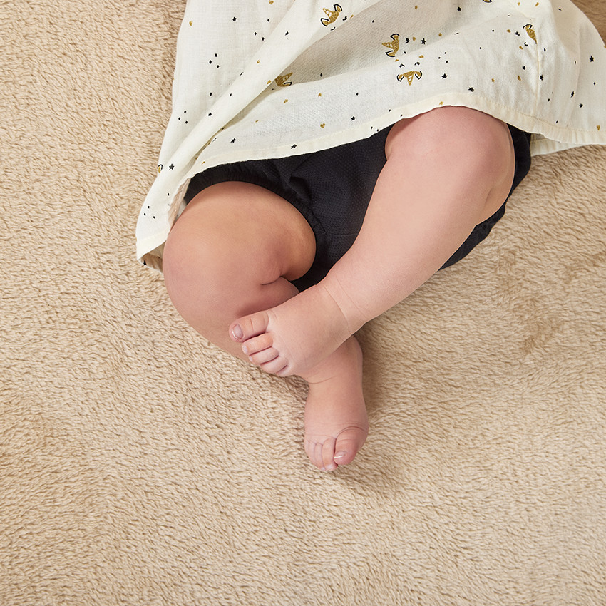 Conjunto de 2 piezas con vestido estampado de unicornios para bebé niña 