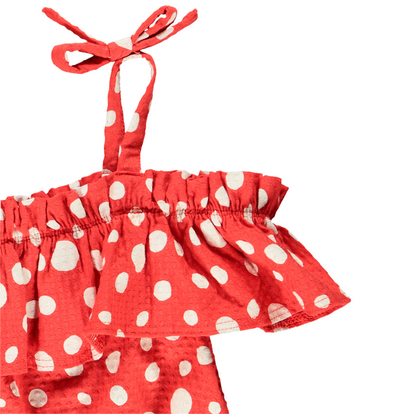 Combishort en jersey imprimé pour fille 